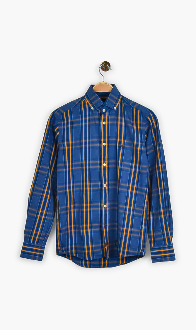 

SACOOR BROTHERS Checked Long Sleeves Shirt