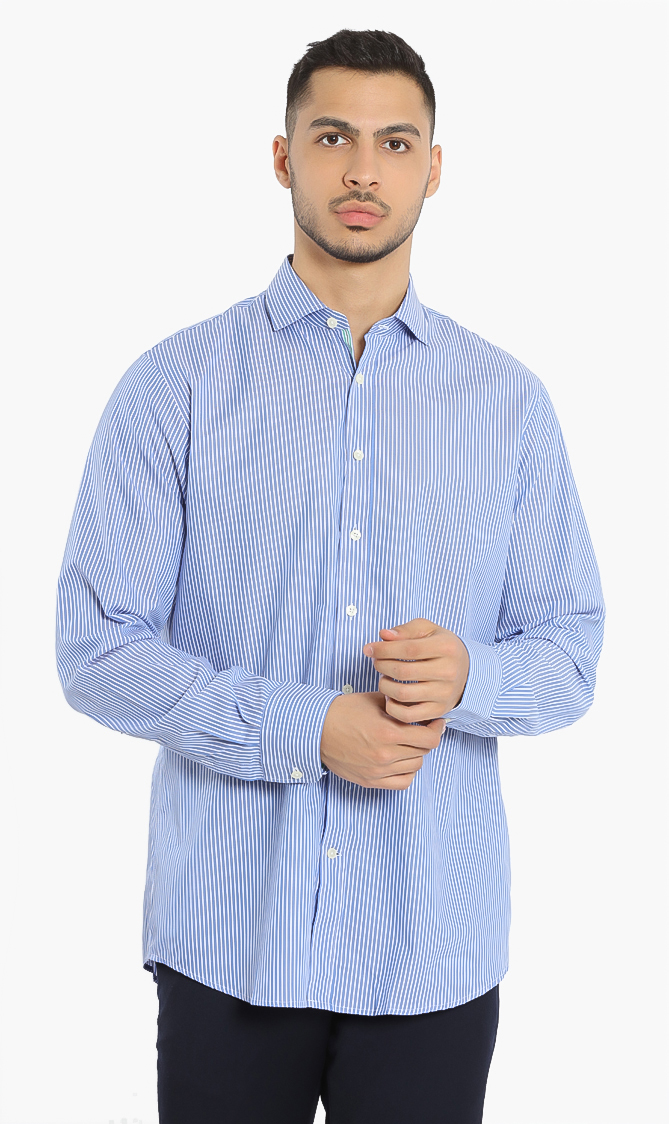 

Hackett London Bengal Stripe Classic Fit Shirt