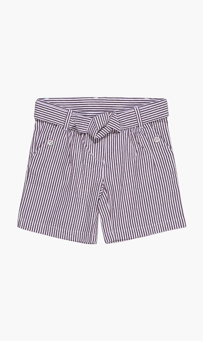 

Stripes Shorts, Brown