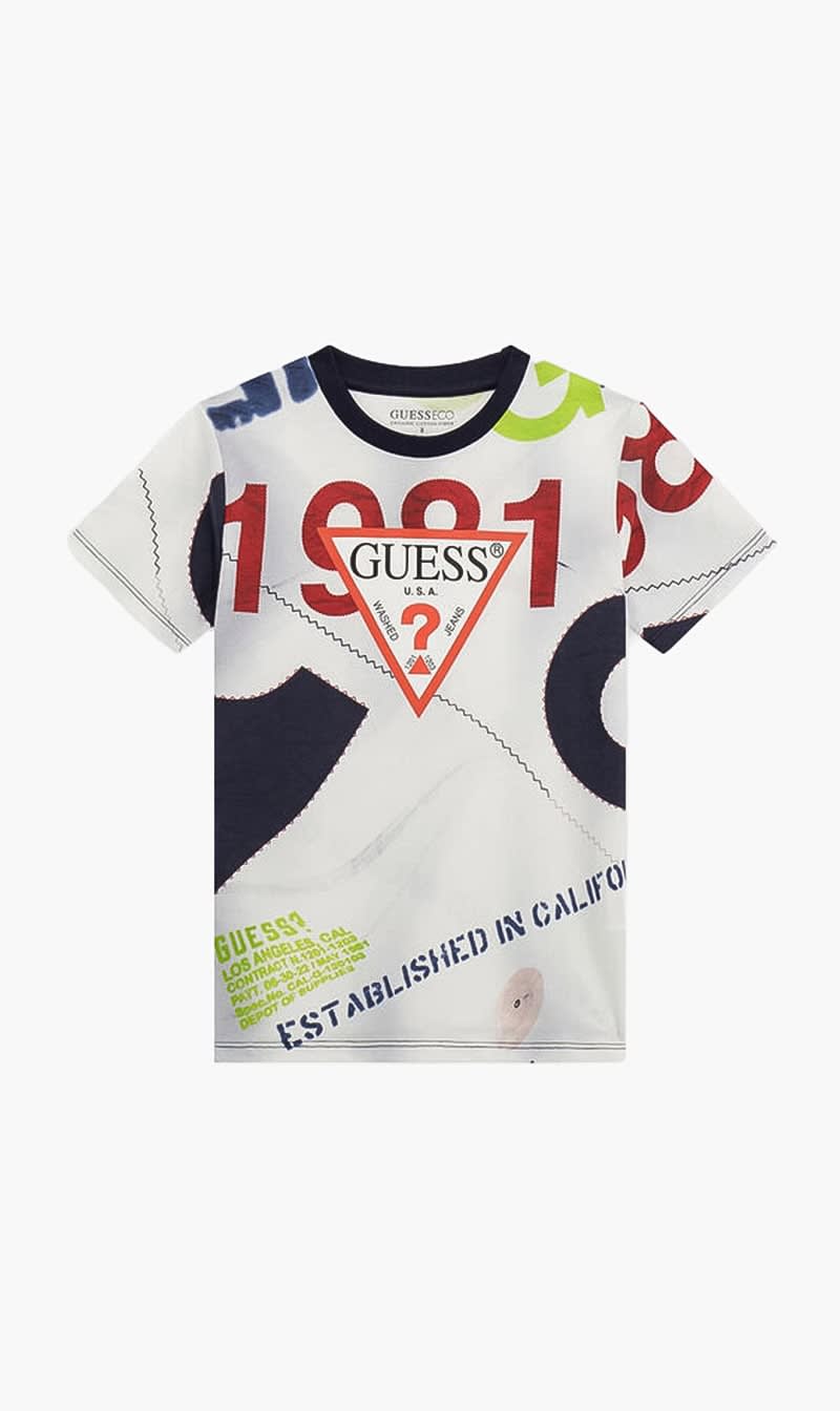 Guess Multi-color Printed T-shirt for Boys