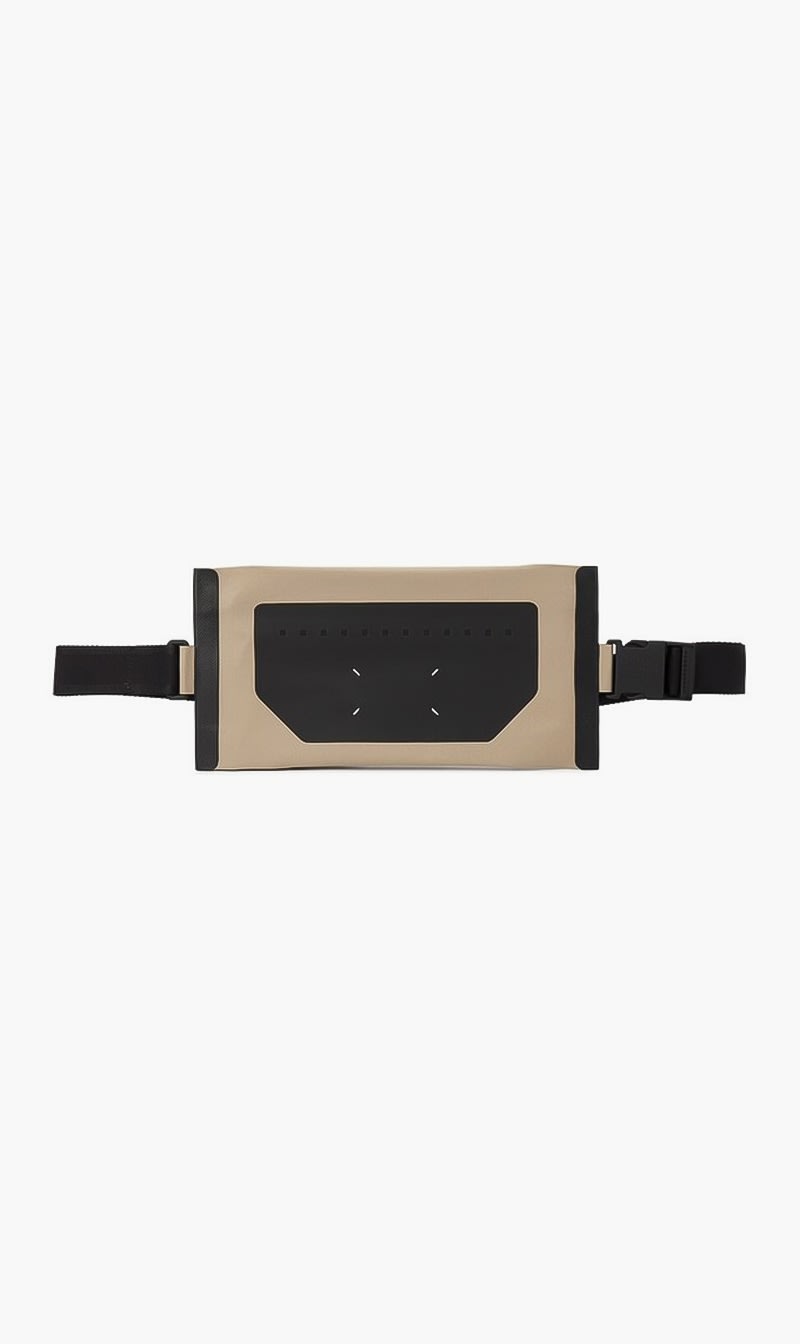 

Maison Margiela Black Signature Four-stitch Logo Crossbody Bag | The Deal Outlet
