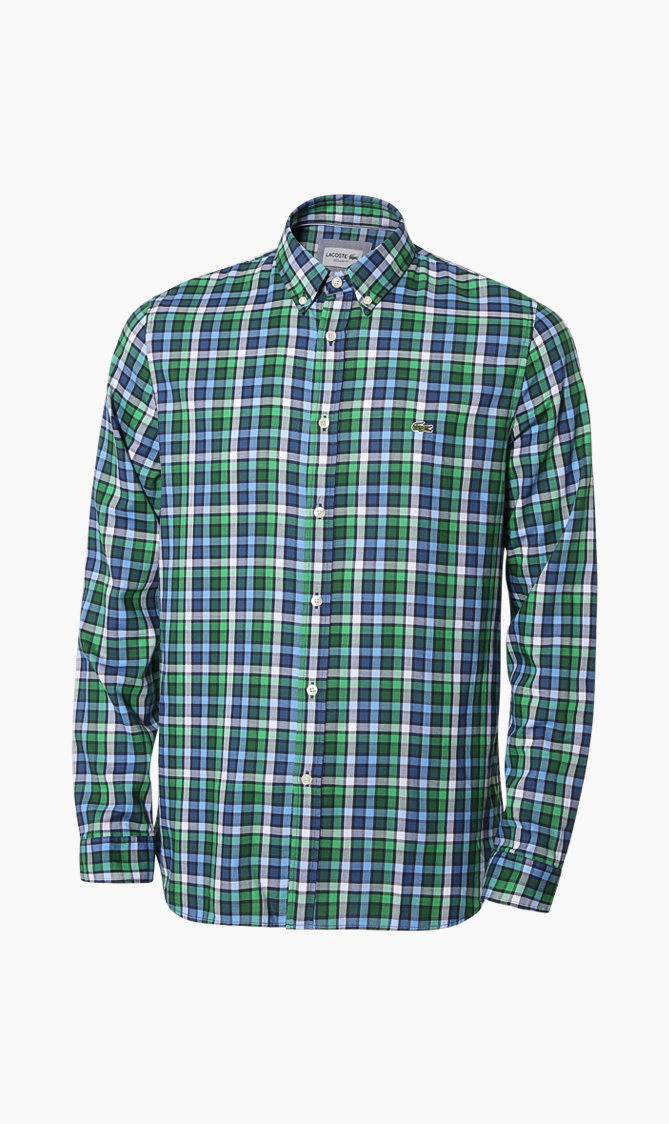 

Lacoste Regular Fit Checked Long Sleeves Shirt