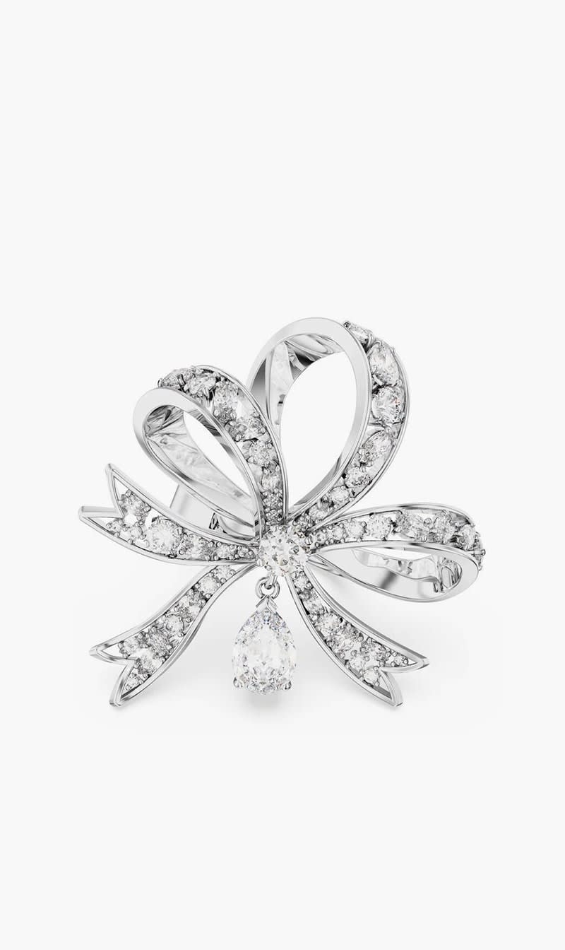 

Swarovski Silver Volta Cocktail Ring for Women | The Deal Outlet