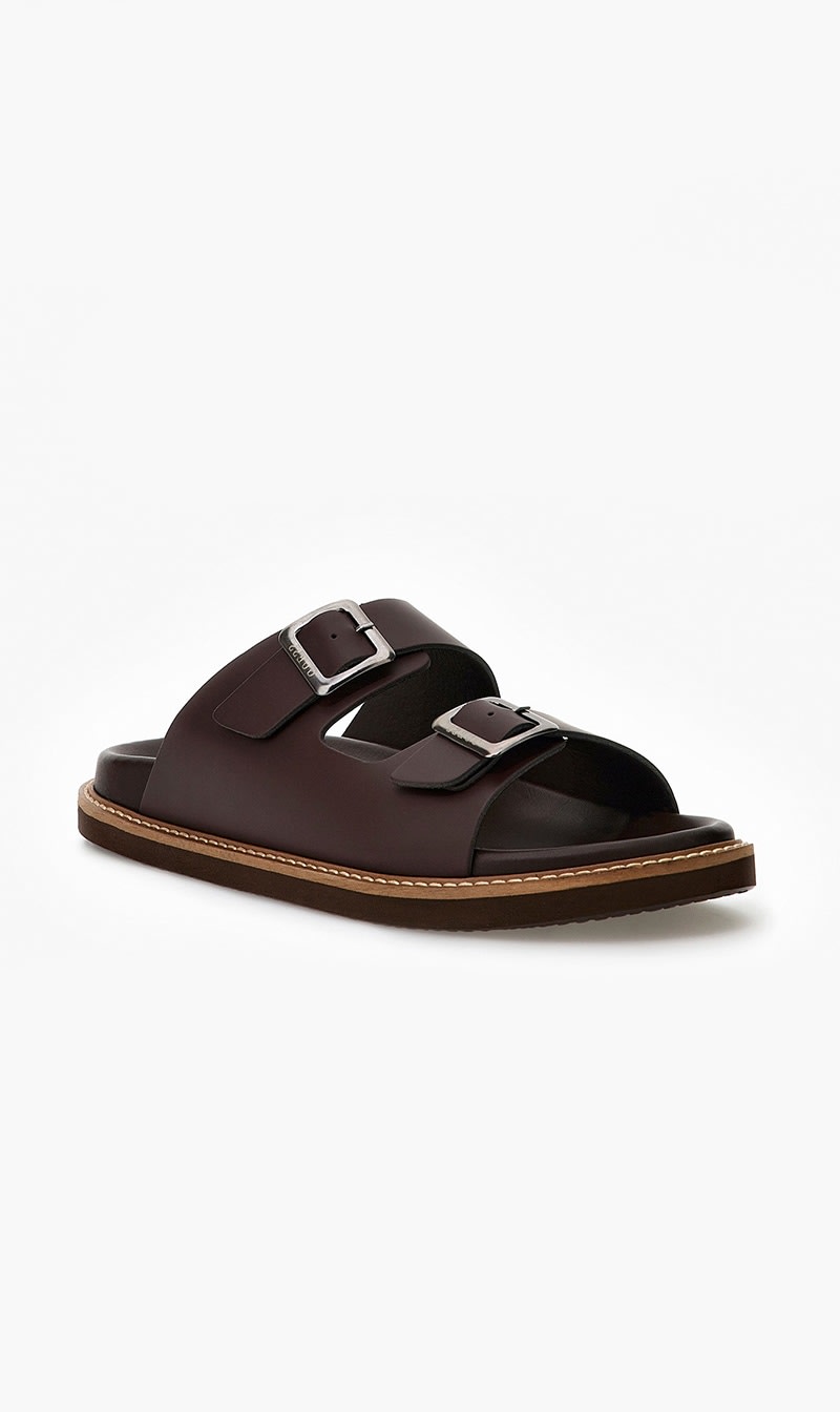 

Guess Brown Logo Sandal for Men | The Deal Outlet