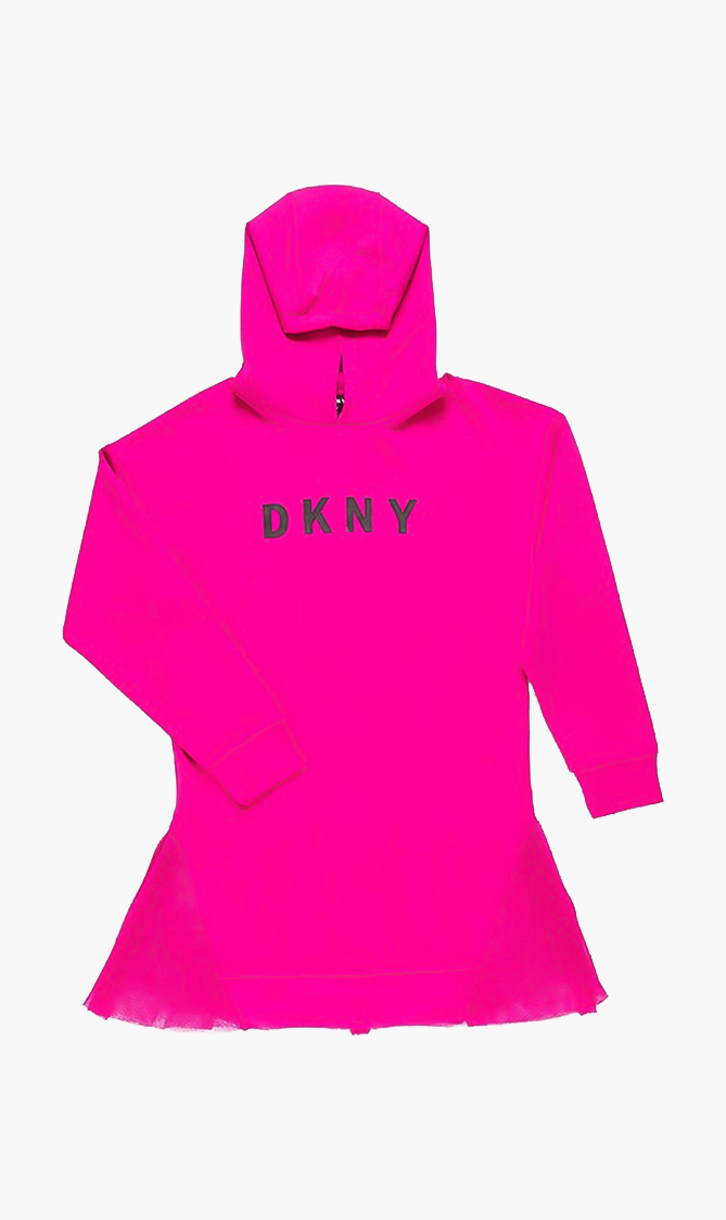 

Dkny Logo Hoodie Dress