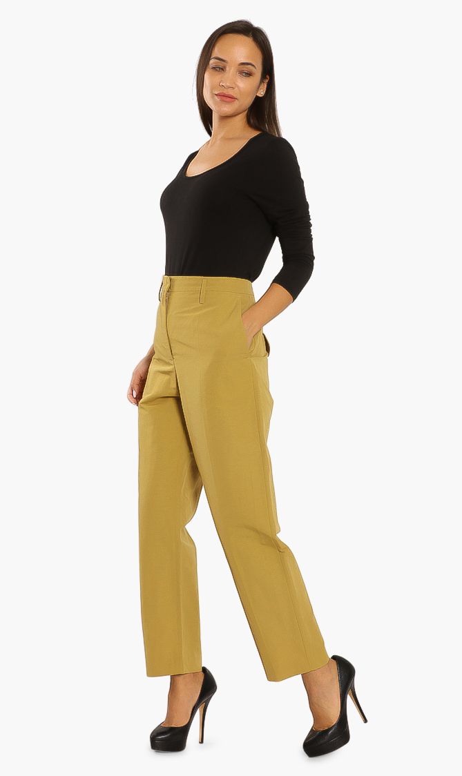 

Golden Plain Pants