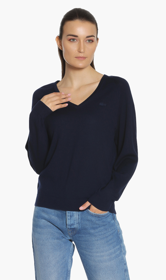 

Lacoste V-neck Wool Sweater