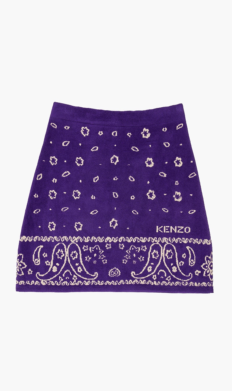 

Jacquard Mini Skirt, Purple