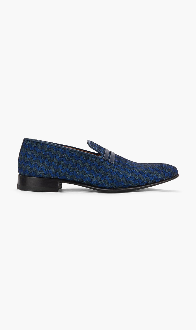 

Malone Souliers Miles 38 Gingham Loafers