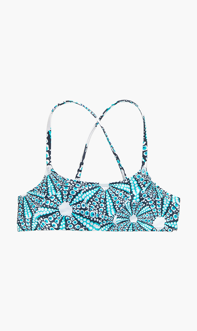 

Gib Printed Swimwear Top, Blue
