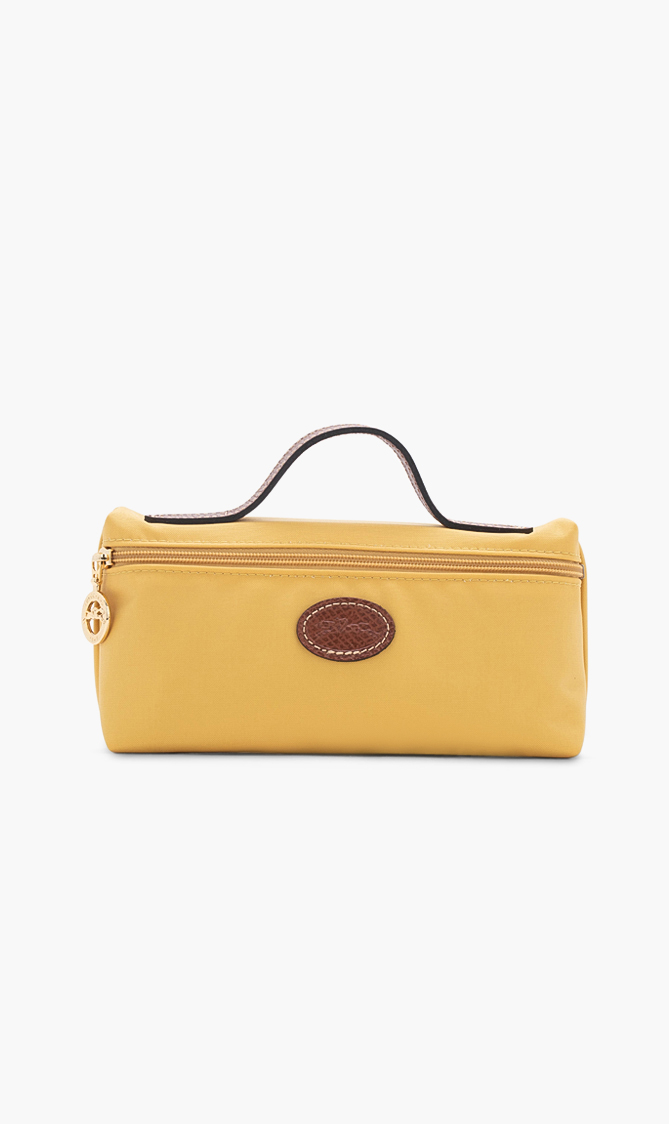 

LONGCHAMP Graphite Le Pliage Black Cosmetic Case