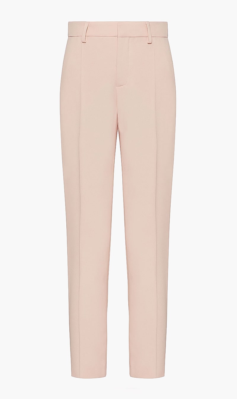 

Casual Straight Fit Trousers, Pink