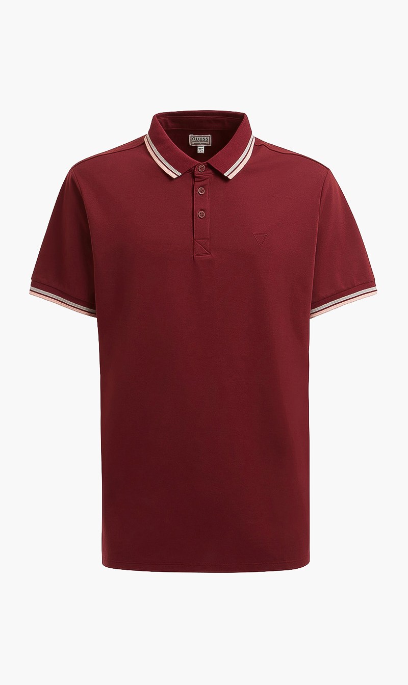 

Contrast Logo Polo, Red