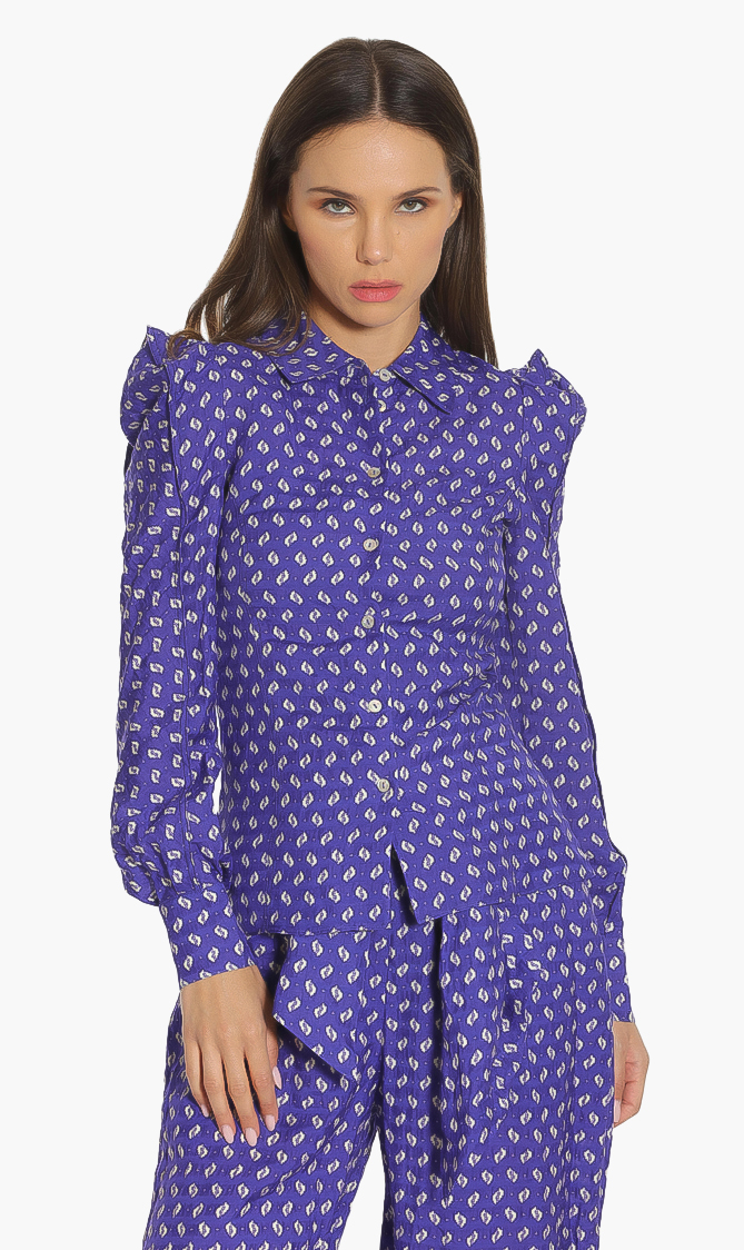

Kenzo Japanese Sleeves Fitted Shirt