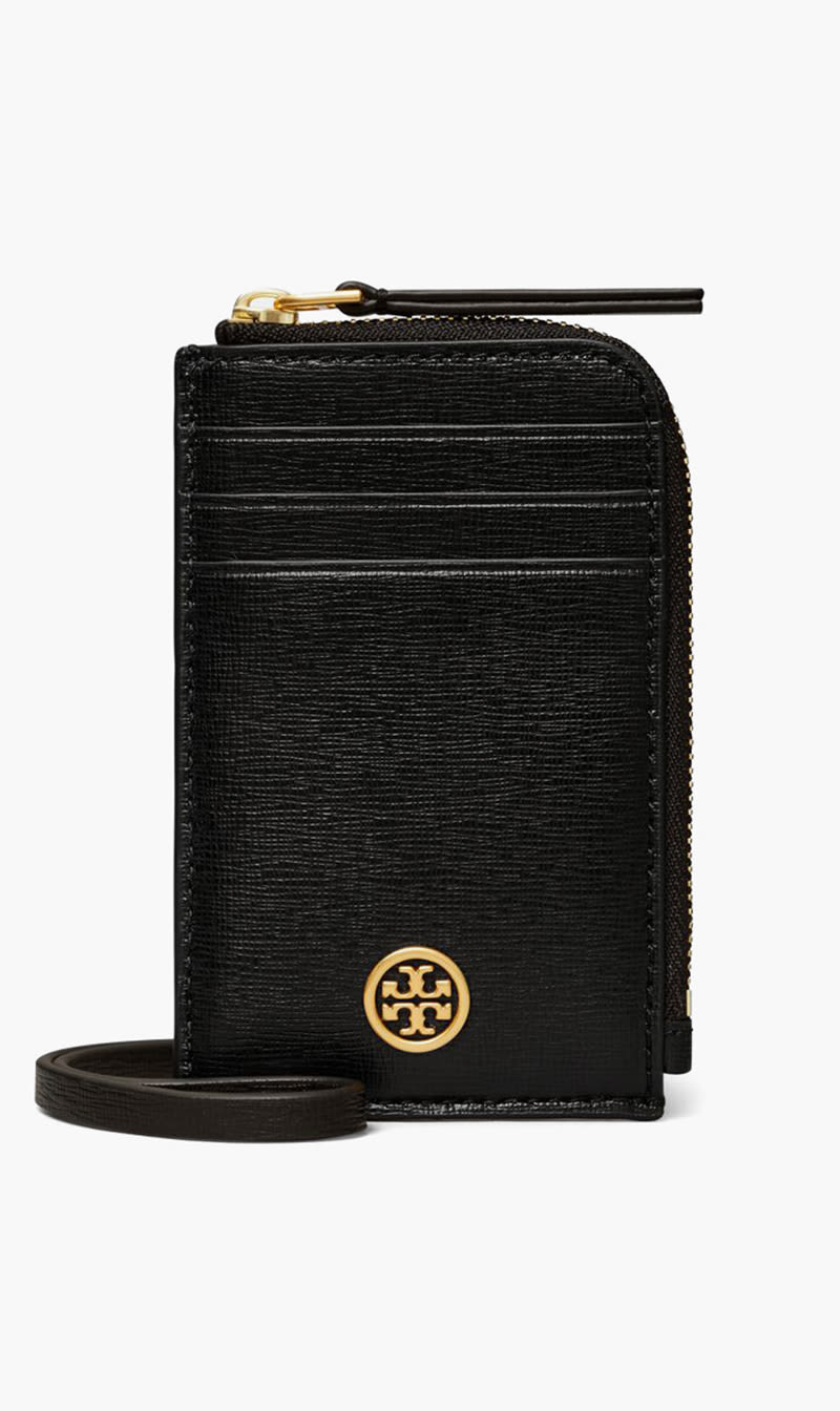 

Tory Burch Black Robinson Lanyard for Women | The Deal Outlet