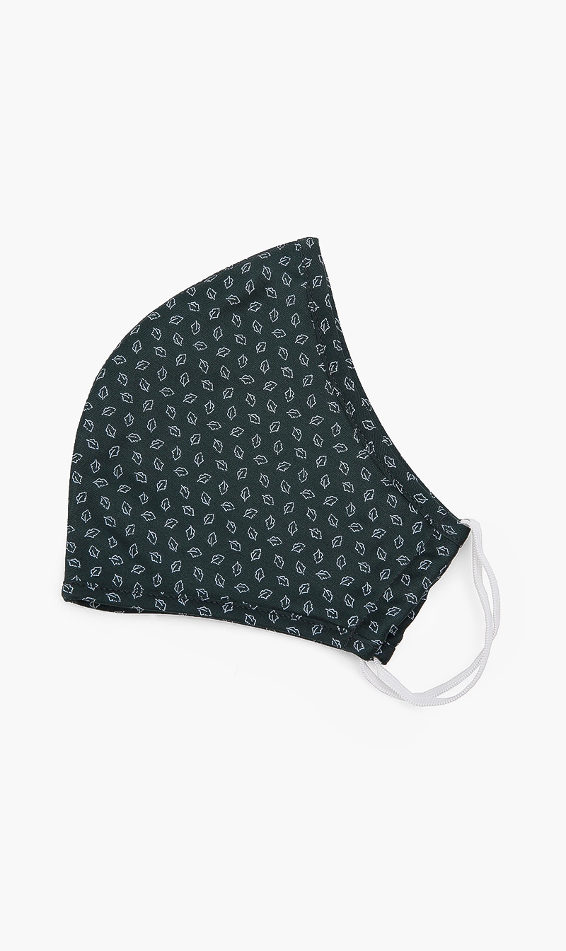 

Leaves Print Face Mask