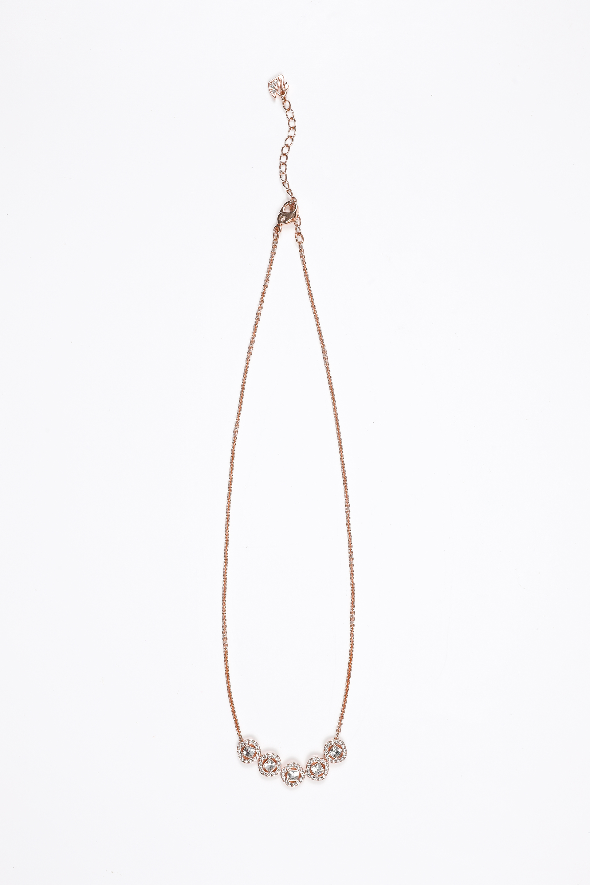 

SWAROVSKI Angelic Square Rose Gold Plated Necklace