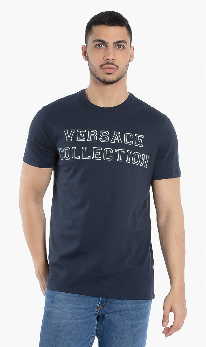 

VERSACE Logo Graphic Print T-shirt
