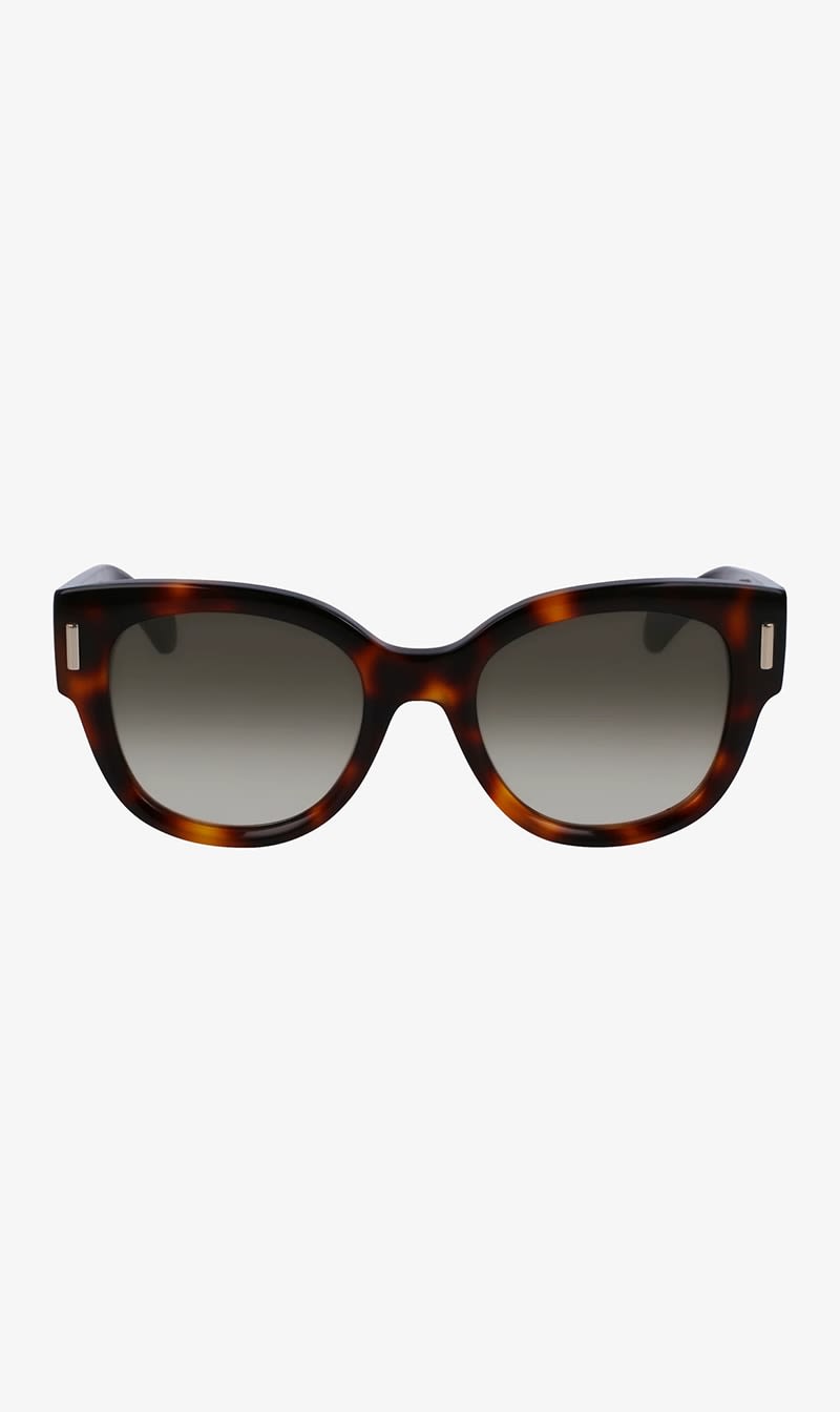

Salvatore Ferragamo Brown Tea Cup Acetate Sunglasses for Women | The Deal Outlet