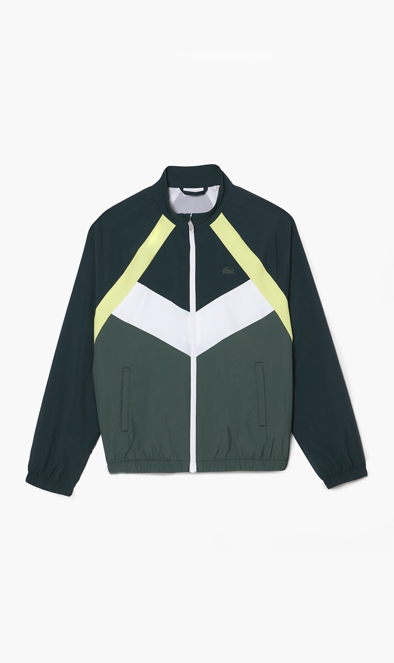 

Lacoste Multi-color Recycled Fiber Colourblock Zipped Jacket for Boys | The Deal Outlet