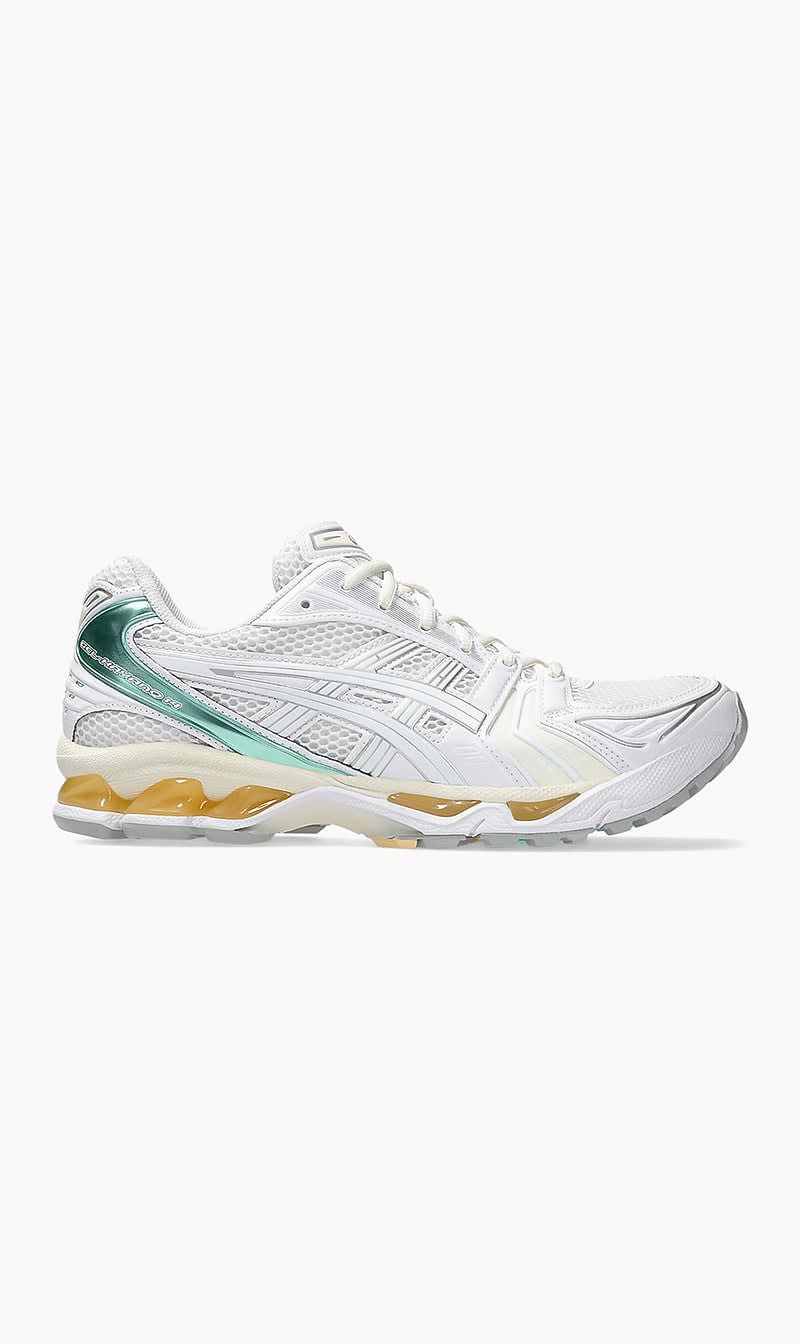 Asics White Gel Kayano 14 Sneakers
