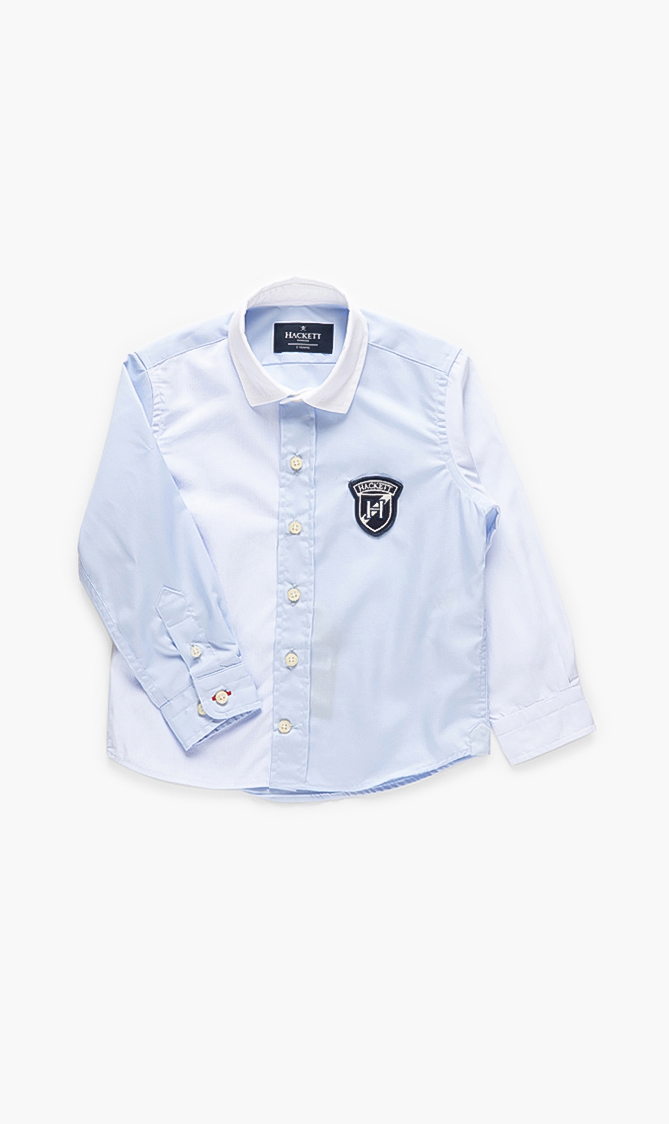 

HACKETT LONDON Multi Panel Poplin Long Sleeve Shirt