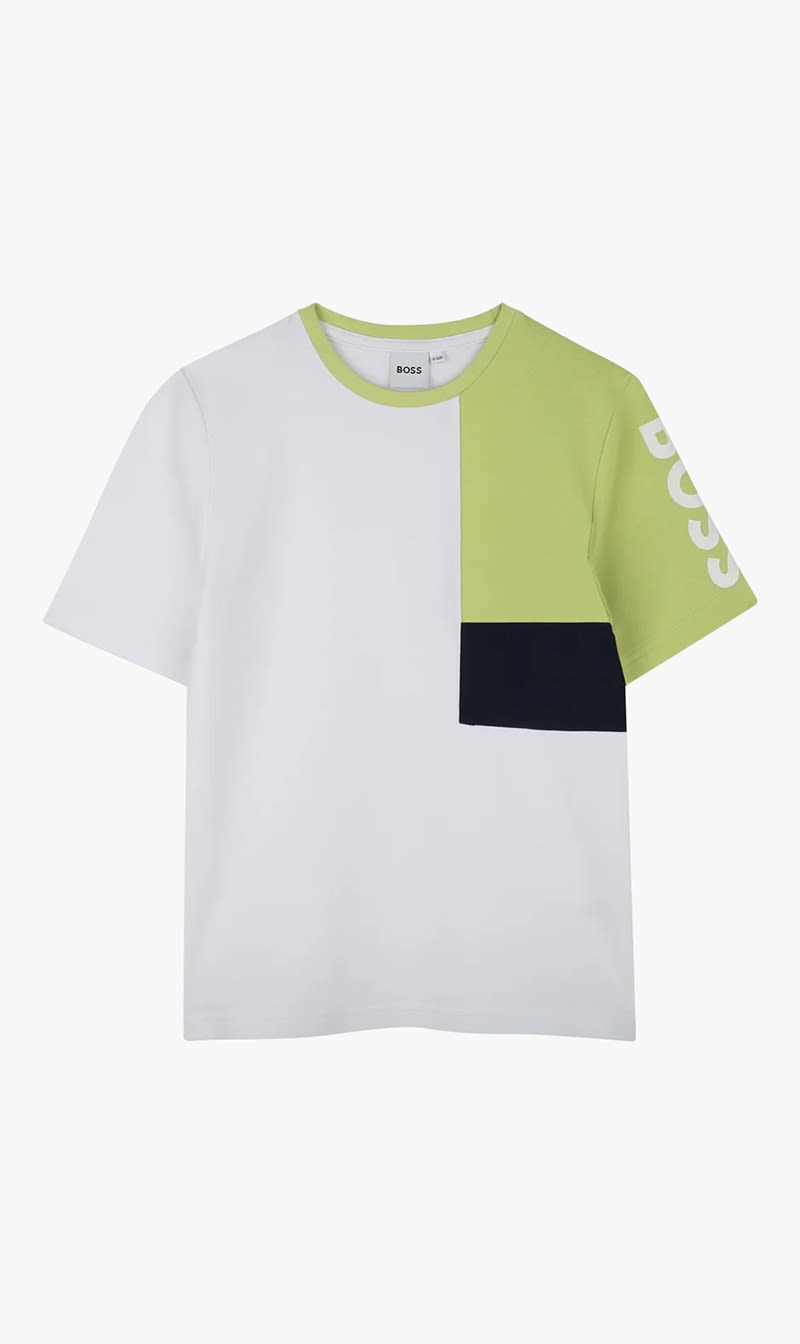 

Boss White Short Sleeves Tee Shirt for Boys | The Deal Outlet