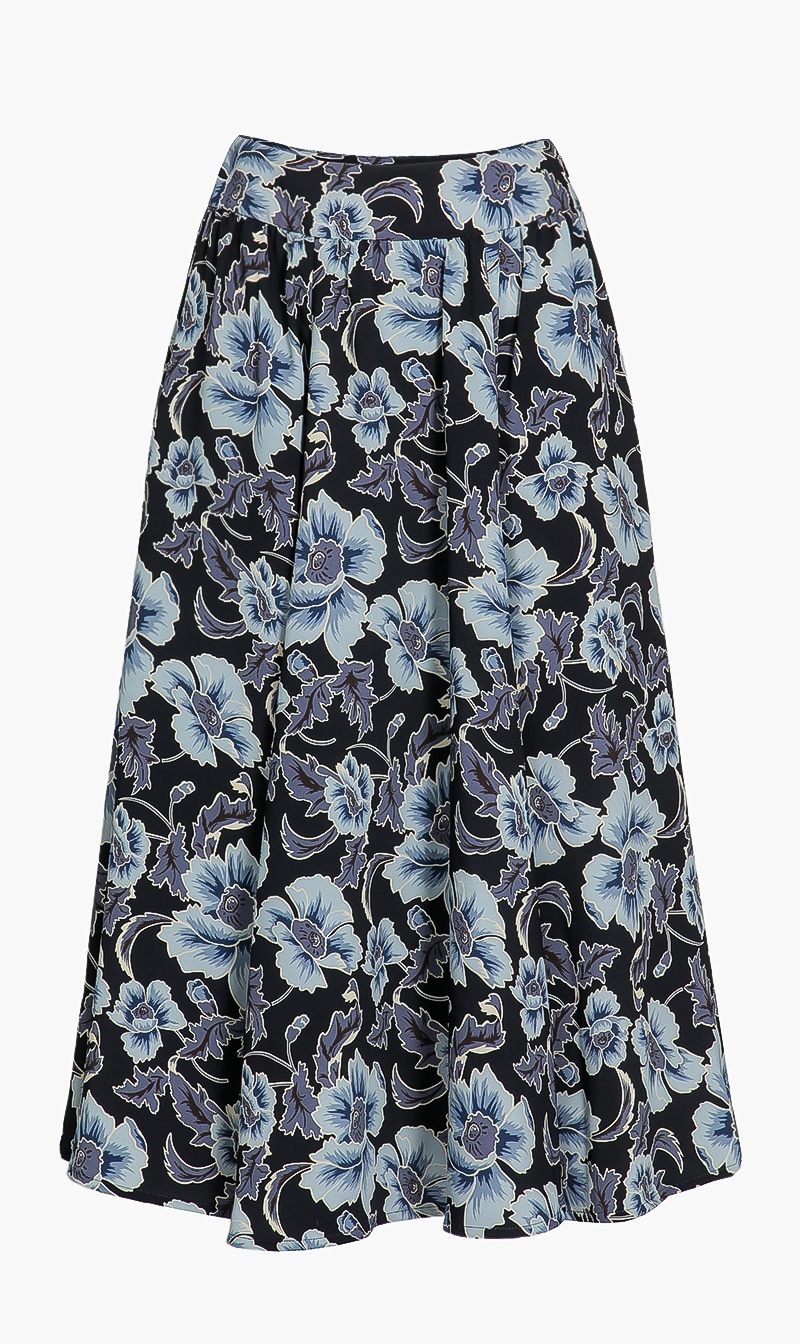 

Floral Printed Midi Skirt