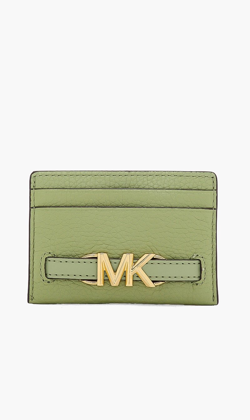 

Michael Kors Green Reed Card Holder for Women | The Deal Outlet