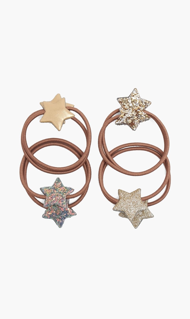 

Mimi & Lula Multi-color Stellar Star Ponies Hair Tie Set for Girls | The Deal Outlet