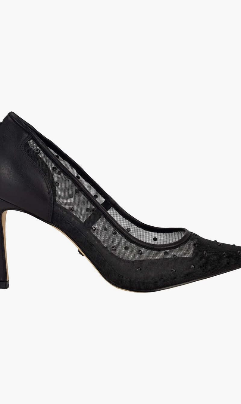 

Guess Black Serry Transparent Heels for Women | The Deal Outlet