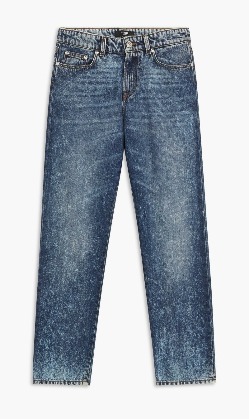 

Versace Blue Pantalone Donna Jeans for Women | The Deal Outlet
