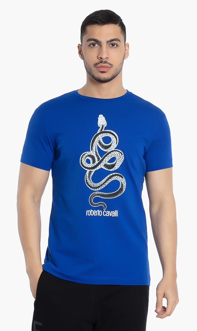 

Roberto Cavalli Snake Print T-shirt