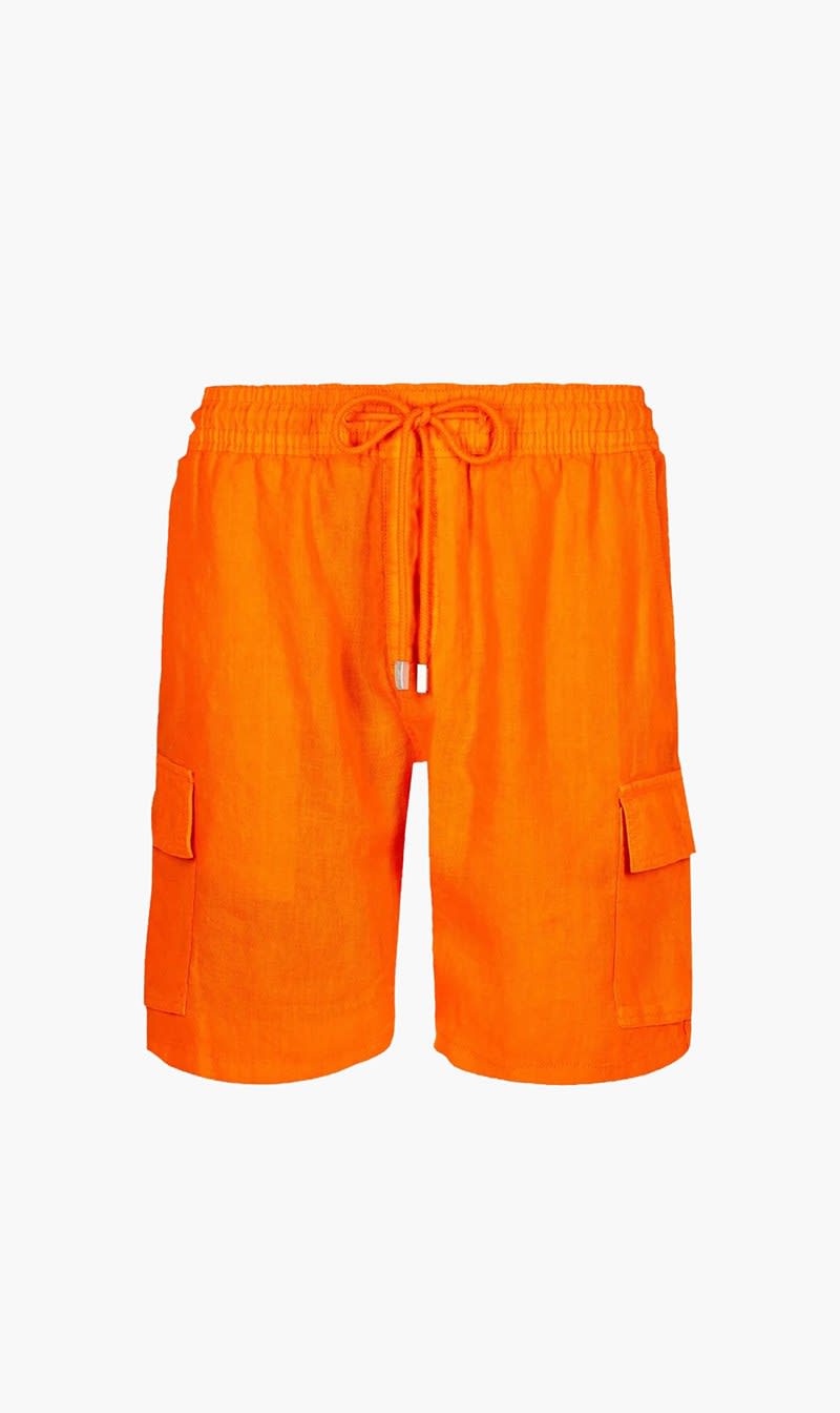 

Vilebrequin Orange Solid Shorts for Men | The Deal Outlet