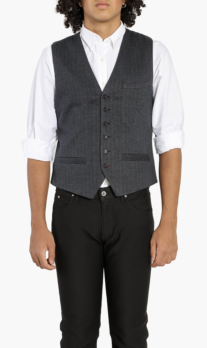

Ted Baker Nylway Herringbone Waistcoat
