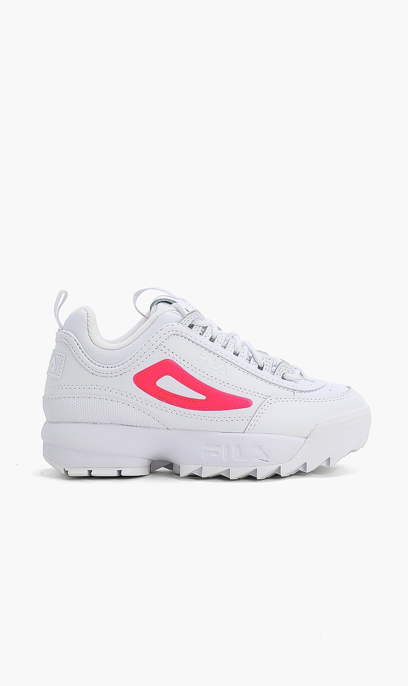

Fila Pink Disruptor Lace Sneakers for Girls | The Deal Outlet