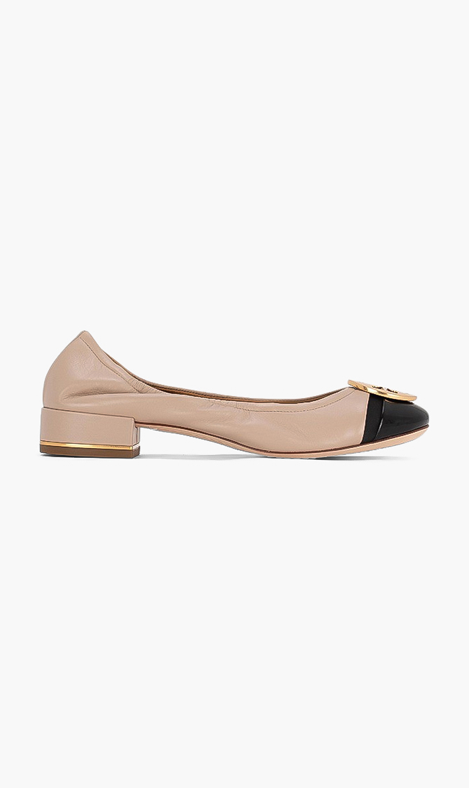 

Tory Burch Mimie Cap-toe Ballet Flats