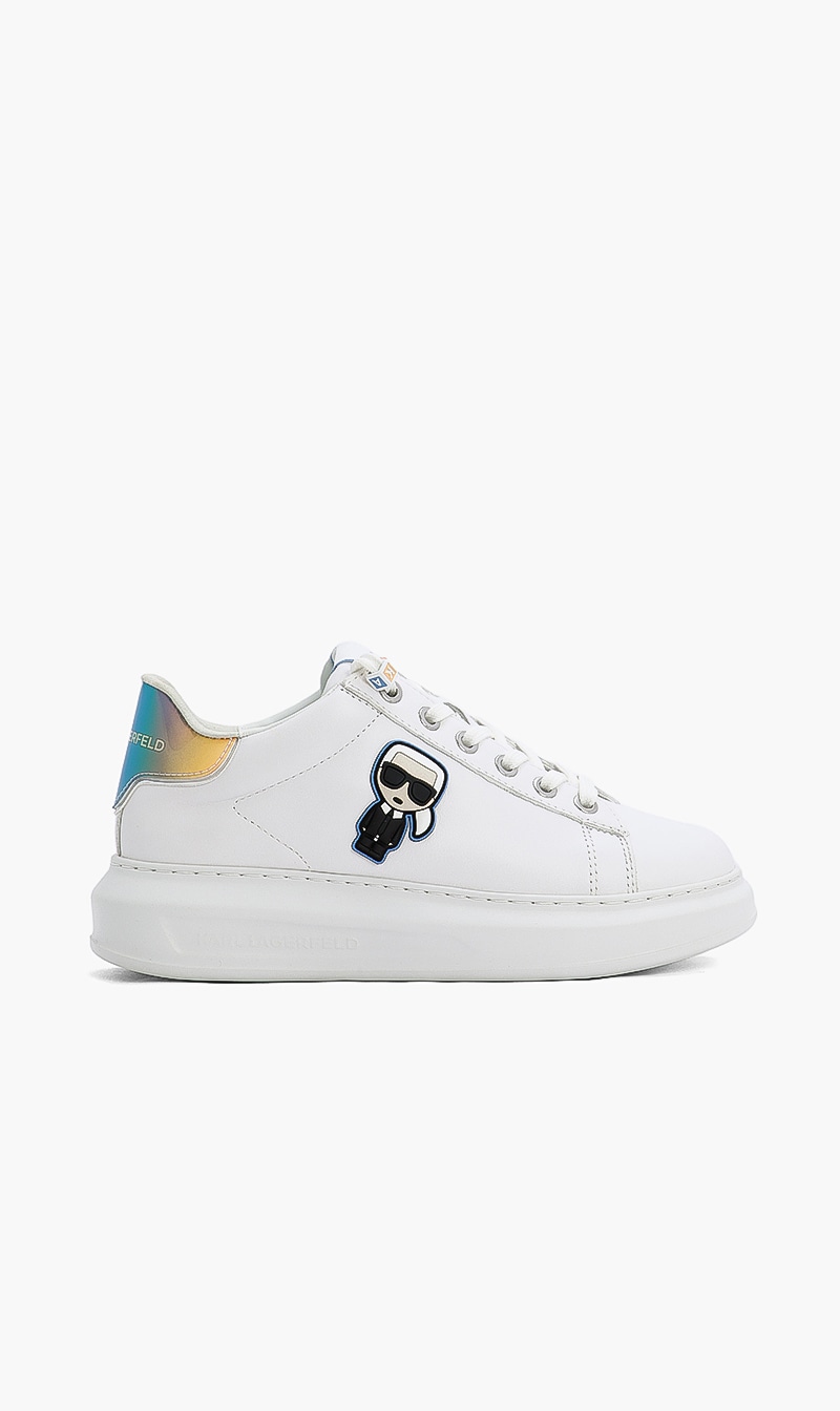 

Gradient Low Lace Sneakers, White