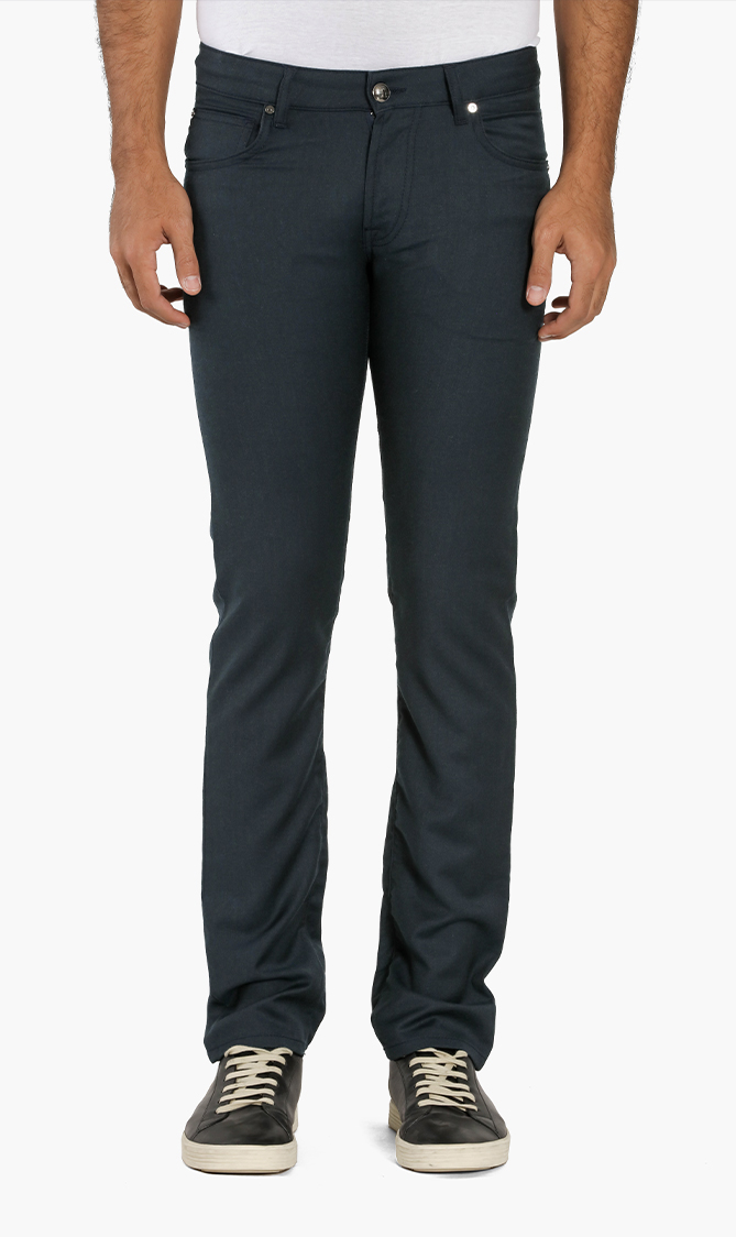 

Slim Fit Cotton-blend Trouser, Blue