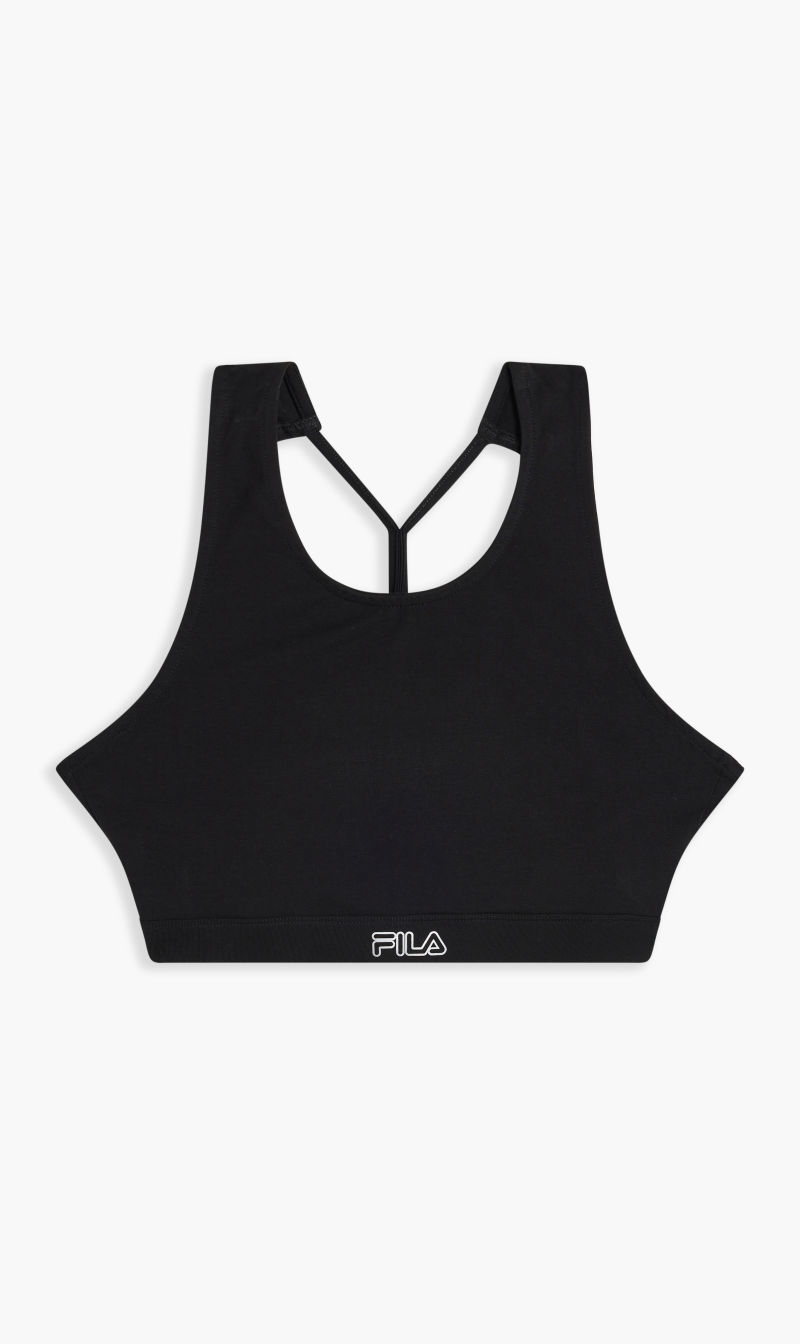 

Bra With Back Double Stringsblack, Black