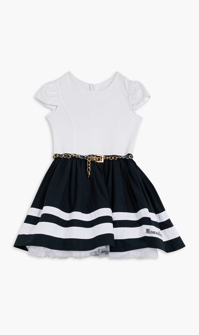 

Monnalisa Abito Marina Popeline Leg for Girls | The Deal Outlet