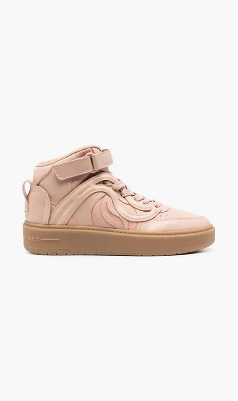 

Stella Mc Cartney Pink Faux Leather Sneakers for Women | The Deal Outlet