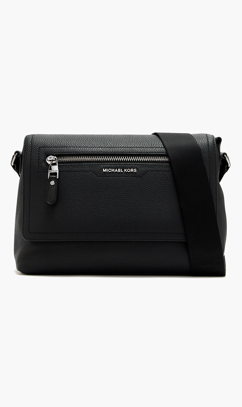 Black Hudson Crossbody Bag for Men