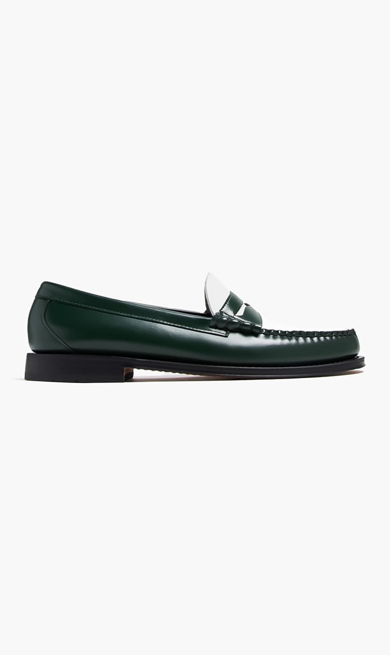 

G.h.bass Green Weejuns Larson Penny Loafers for Men | The Deal Outlet