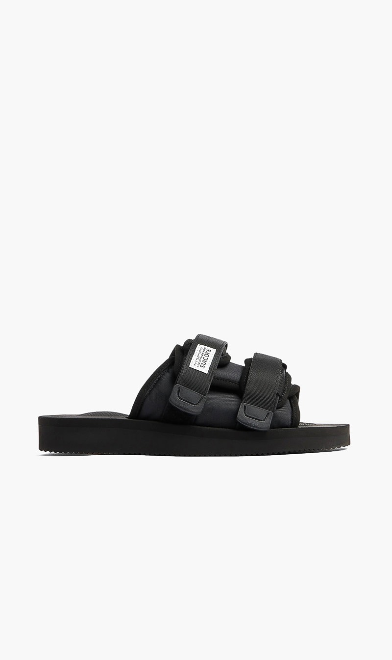 

Suicoke Black Moto Cab Slides for Women | The Deal Outlet