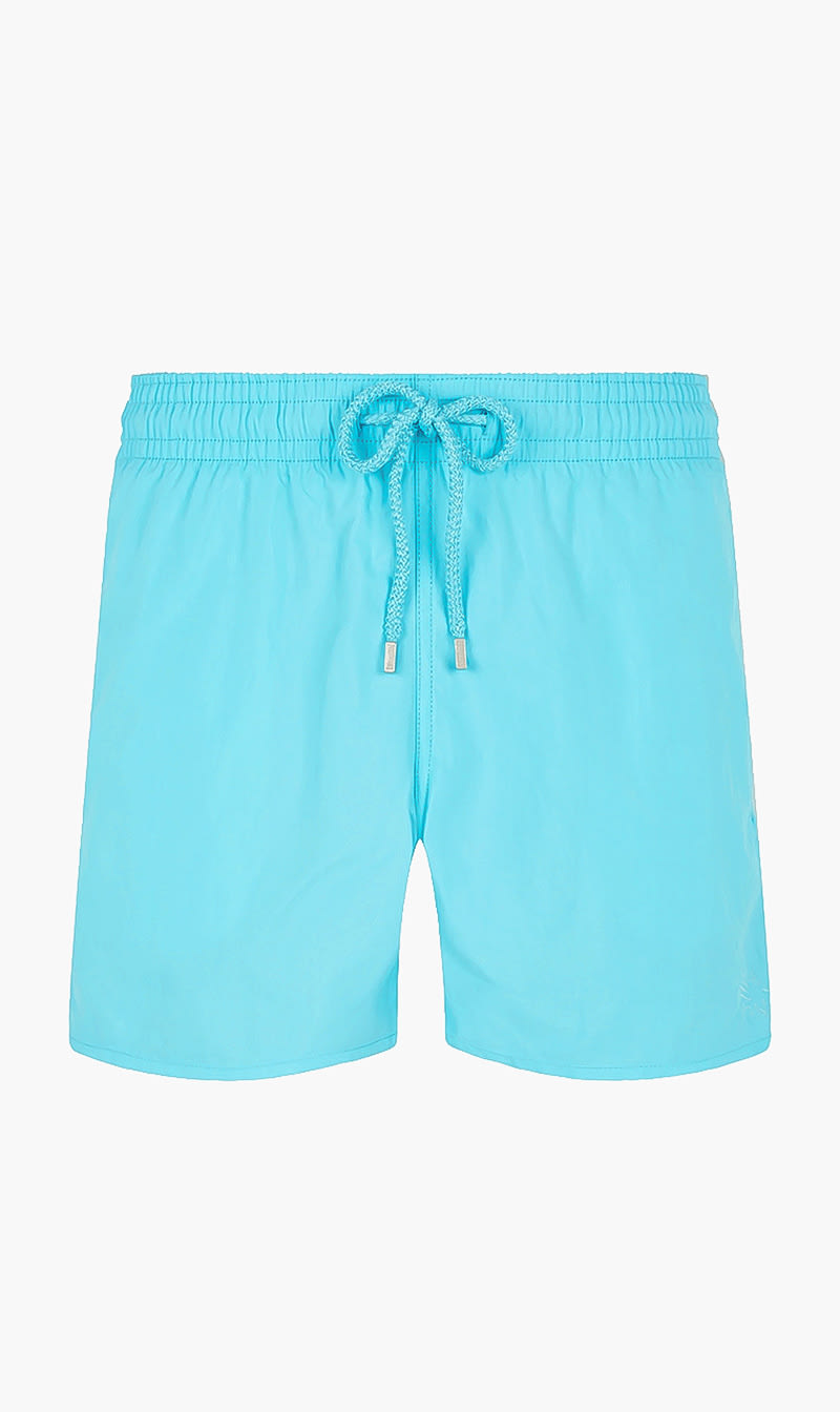 

Vilebrequin Blue Solid Elasticated Shorts for Men | The Deal Outlet