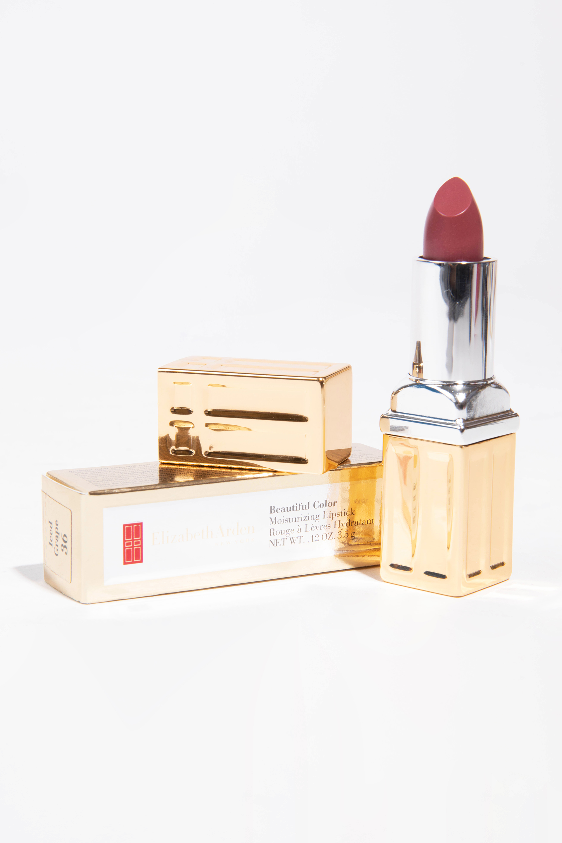 

Elizabeth Arden Beautiful Color Moisturizing Lipstick, Iced Grape 36