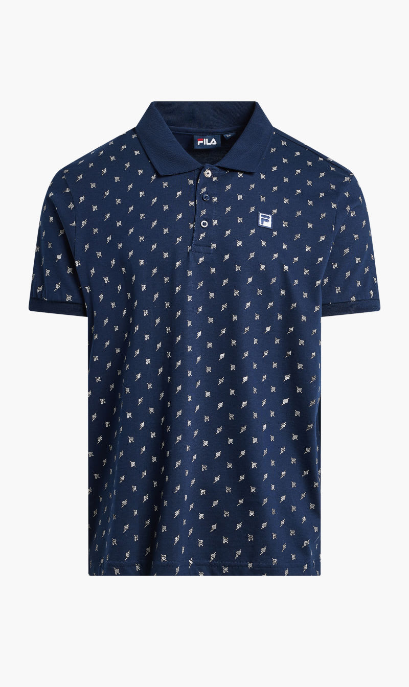 

Fila Blue Aop Polo Shirt for Men | The Deal Outlet
