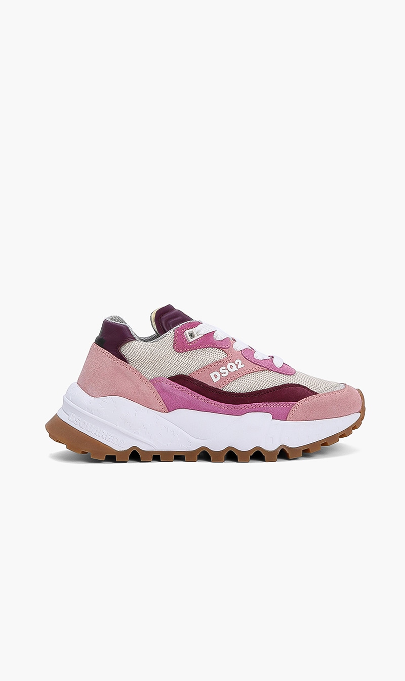 

Mesh Top Leather Sneakers