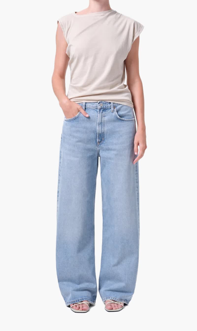 

Agolde Blue Low Curve Jeans for Women | The Deal Outlet